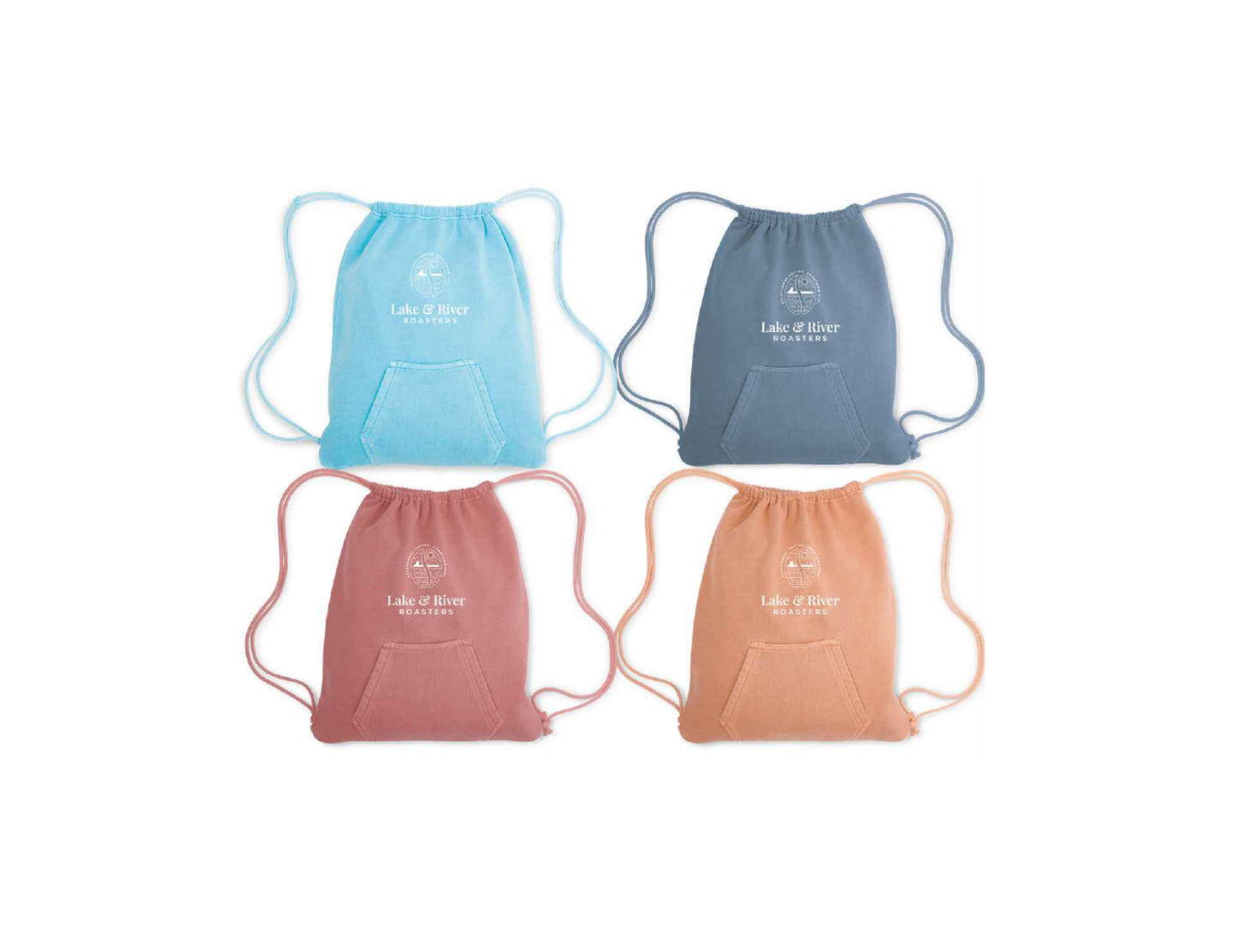 Coastal Drawstring Bag