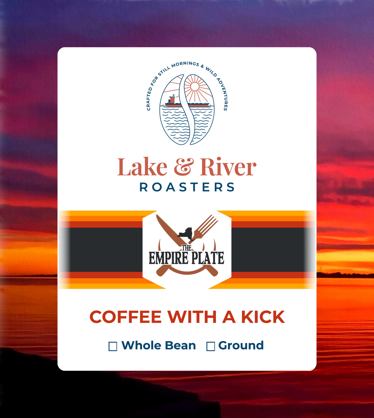 Empire Plate Coffee with a Kick