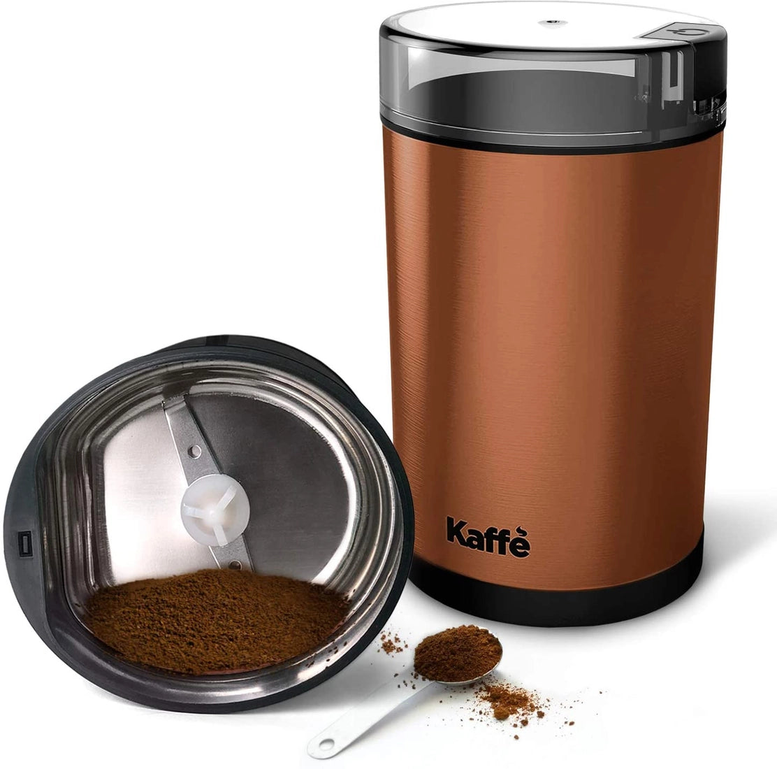 Kaffe Coffee Grinder Electric (3.5oz/14 Cup) , Best Coffee Grinders Reduced  Price w Free Cleaning Brush, Black 