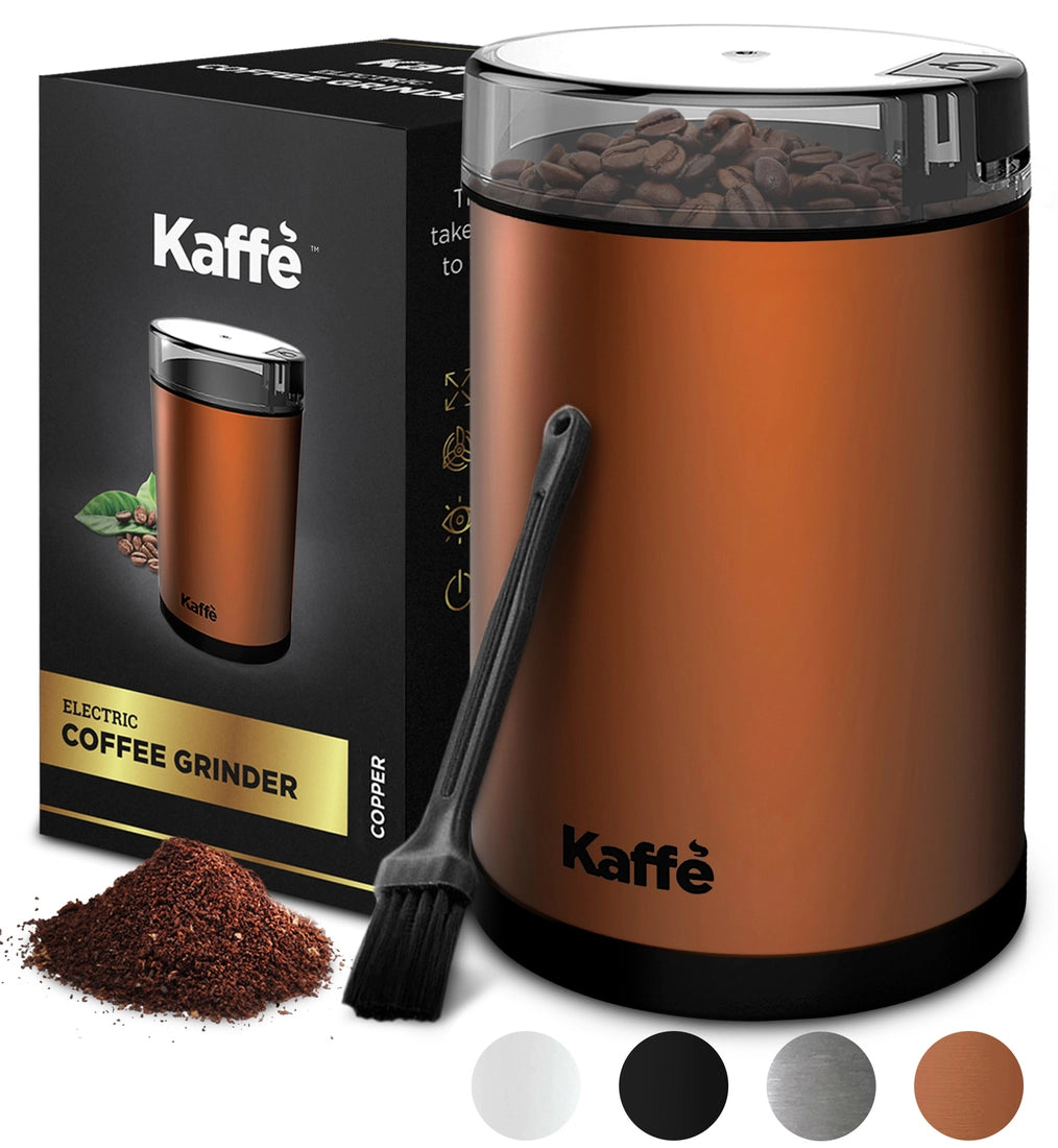 Kaffe Electric Coffee Grinder w/ Cleaning Brush - 3.5oz